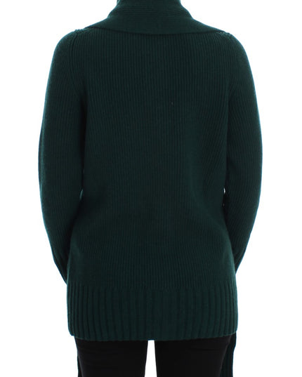 Dolce & Gabbana Green Knitted Cashmere Cardigan