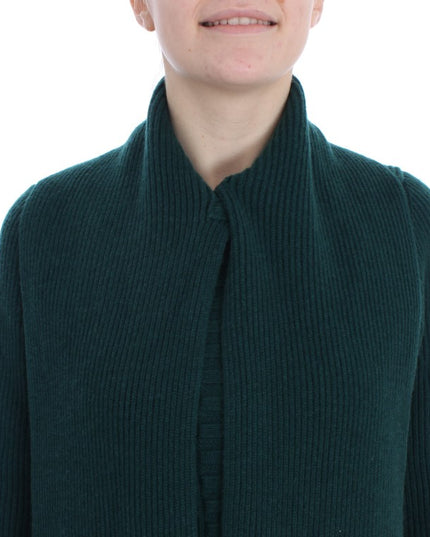 Dolce & Gabbana Green Knitted Cashmere Cardigan