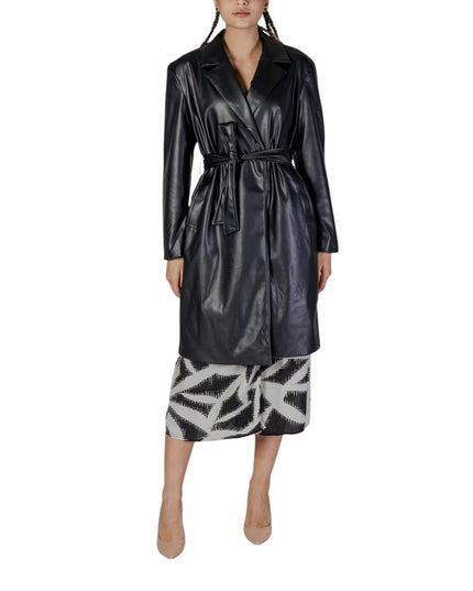 Only Black Polyester Coat