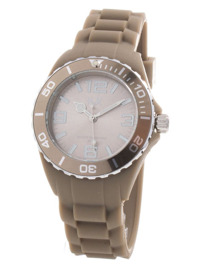 Haurex Brown Rubber Sport Watch