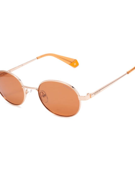 Polaroid Gold Metal Sunglasses