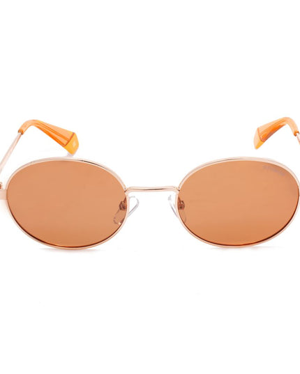 Polaroid Gold Metal Sunglasses