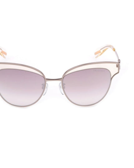 Trussardi Silver Metal Sunglasses