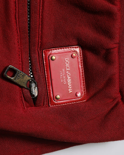 Dolce & Gabbana Maroon Rip Style Bermuda Sweatshorts Shorts