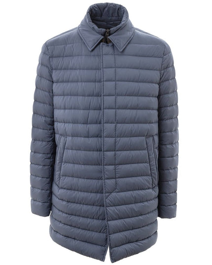 Herno Blue Polyester Coat