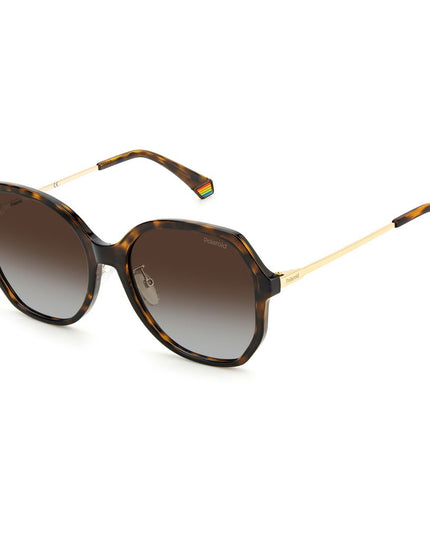 Polaroid Brown Plastic Sunglasses