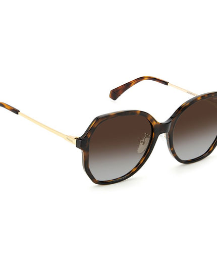 Polaroid Brown Plastic Sunglasses