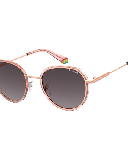 Polaroid Rose Gold Metal Sunglasses