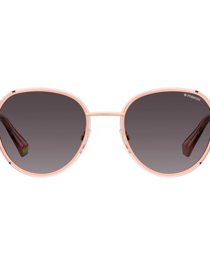 Polaroid Rose Gold Metal Sunglasses