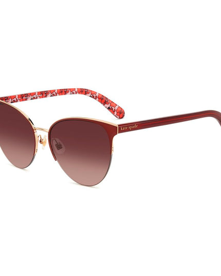 Kate Spade Red Metal Sunglasses