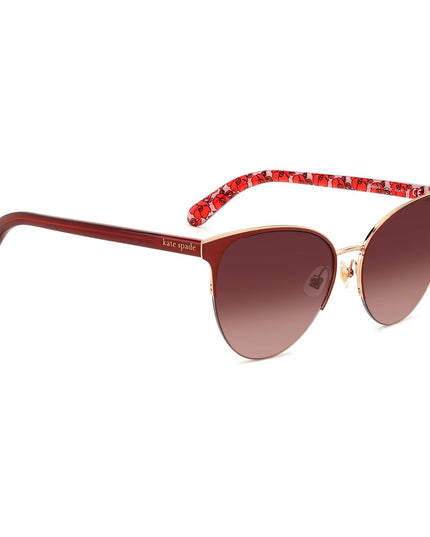 Kate Spade Red Metal Sunglasses