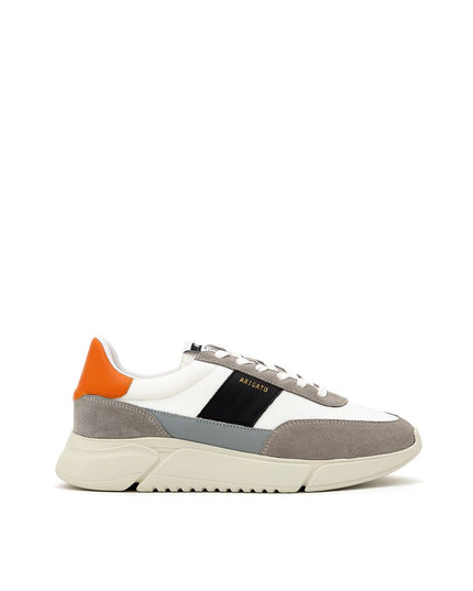 Axel Arigato Bicolor Fabric And Leather Athletic Sneakers