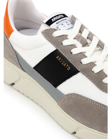 Axel Arigato Bicolor Fabric And Leather Athletic Sneakers