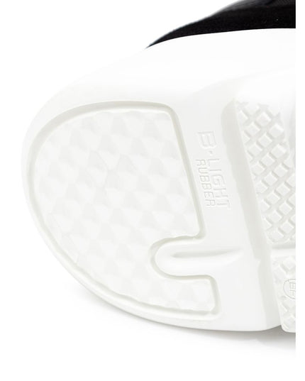 Axel Arigato Black And White Fabric And Leather Athletic Sneakers