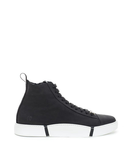 Roberto Cavalli Elegant Suede Sneakers in Chic Black