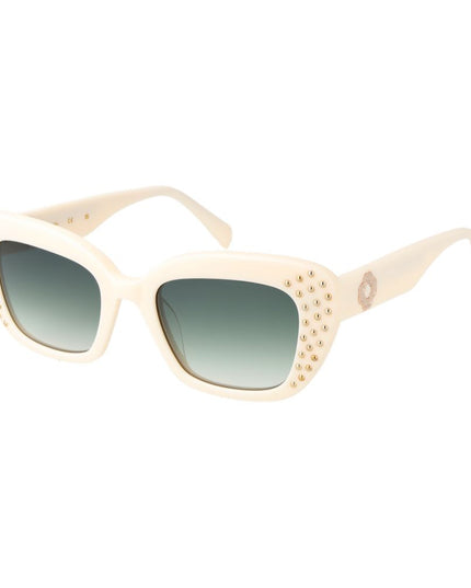 Maje Cream Acetate Sunglasses