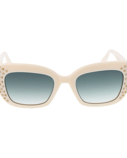 Maje Cream Acetate Sunglasses