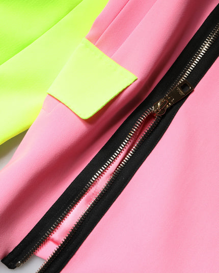 Dolce & Gabbana Multicolor Patchwork Embellished Coat Jacket