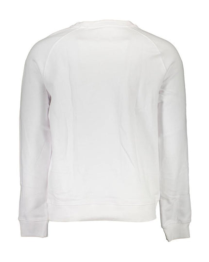 Guess Jeans White Cotton Men Sweater