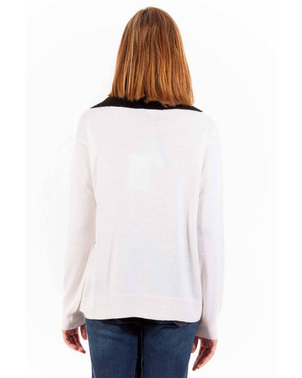 Love Moschino White Wool Women Sweater