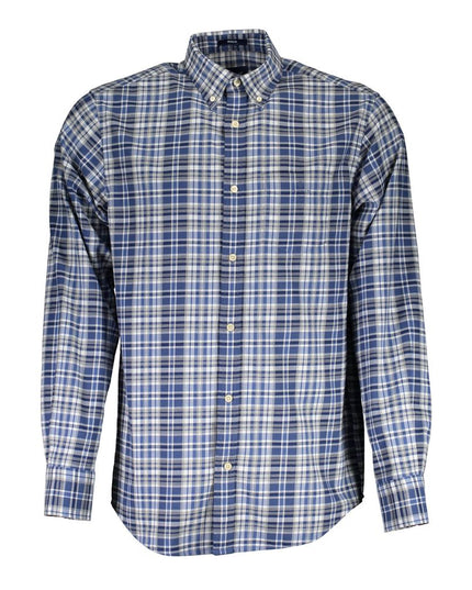 Gant Blue Cotton Men Shirt