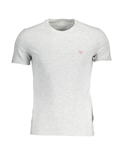 Guess Jeans Gray Cotton Men T-Shirt