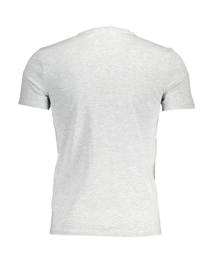 Guess Jeans Gray Cotton Men T-Shirt