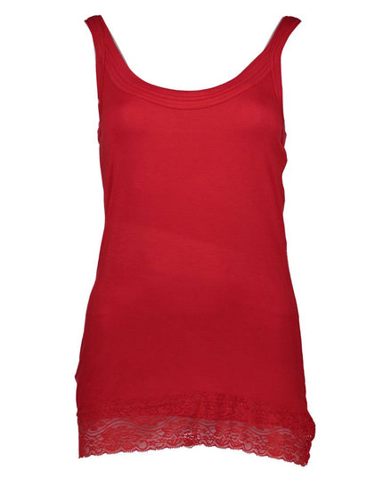 Silvian Heach Red Cotton Women Top