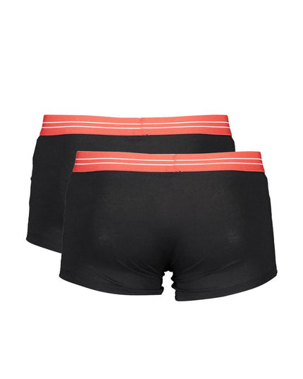 North Sails Black Cotton Men Boxer Shorts