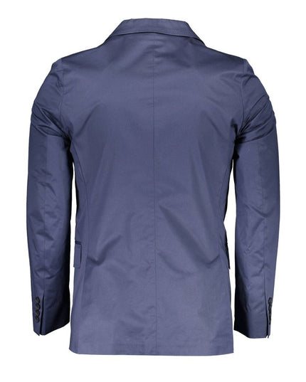 Gant Blue Cotton Men Jacket
