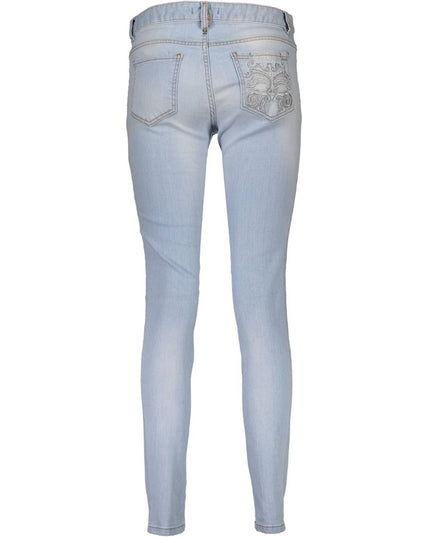 Just Cavalli Blue Cotton Women Jeans