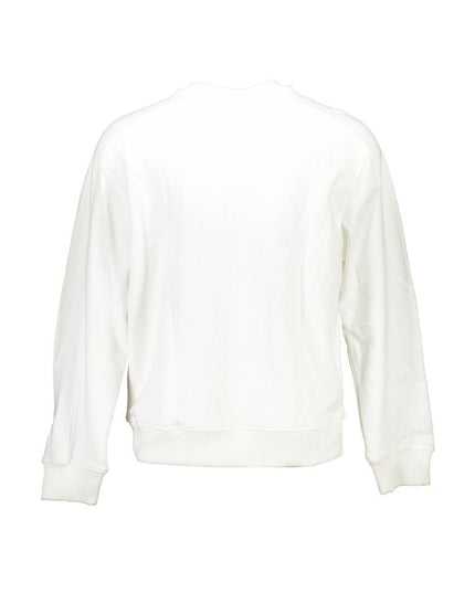 Calvin Klein White Cotton Men Sweater
