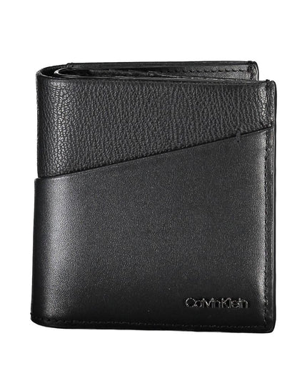Calvin Klein Black Recycled Polyester Men Wallet