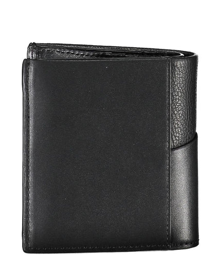 Calvin Klein Black Recycled Polyester Men Wallet