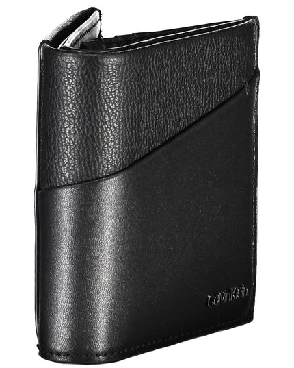 Calvin Klein Black Recycled Polyester Men Wallet