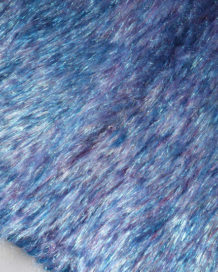 Dolce & Gabbana Multicolor Plush High Waist Mini Skirt