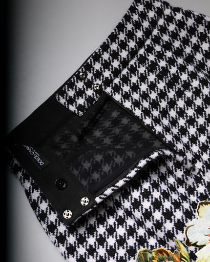 Dolce & Gabbana Multicolor Floral Print High Waist Pencil Cut Skirt