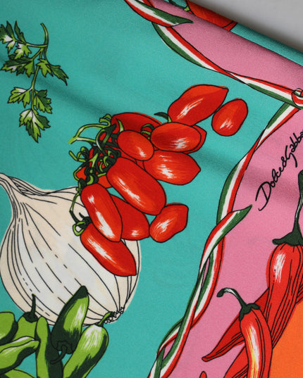 Dolce & Gabbana Multicolor Floral Silk Sleeveless Tank Top