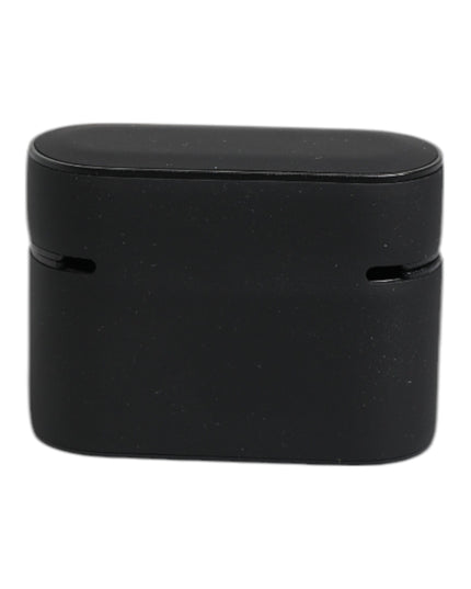 Dolce & Gabbana Black Orange Silicone Embossed Logo Airpods Case