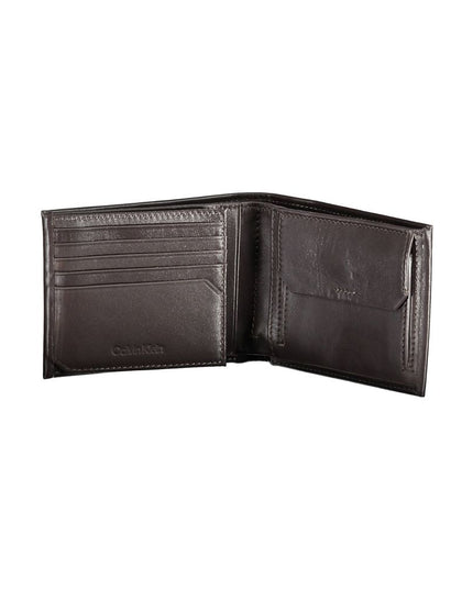 Calvin Klein Brown Leather Men Wallet