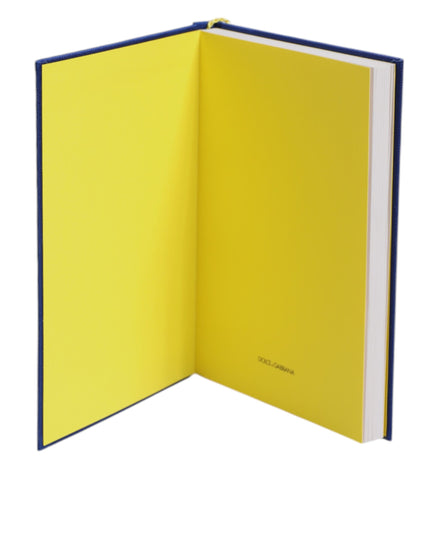 Dolce & Gabbana Multicolor Polyester Carretto Siciliano Print Notebook