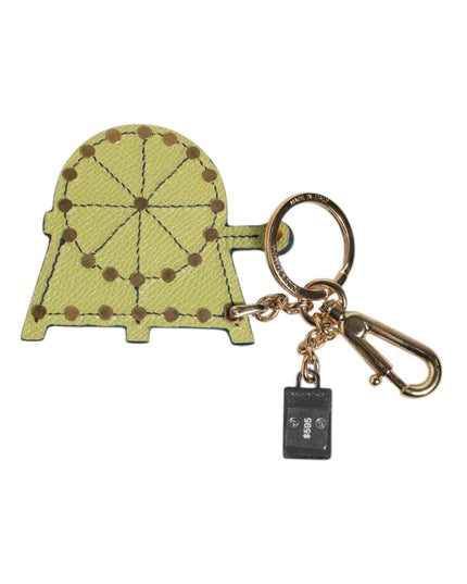 Dolce & Gabbana Multicolor Gold Tone Carretto Keychain Keyring