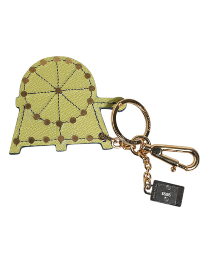 Dolce & Gabbana Multicolor Gold Tone Carretto Keychain Keyring