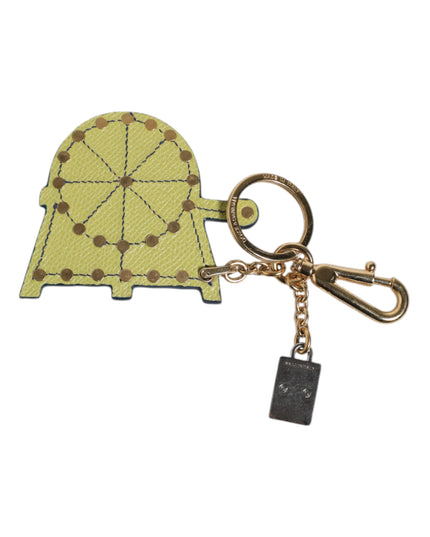 Dolce & Gabbana Multicolor Gold Tone Carretto Keychain Keyring