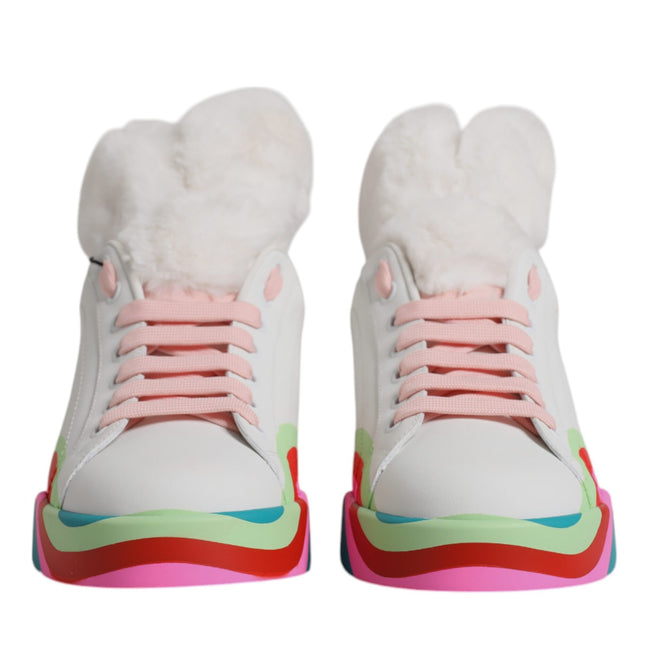 Dolce & Gabbana Multicolor Low Top Trainers Sneakers Shoes