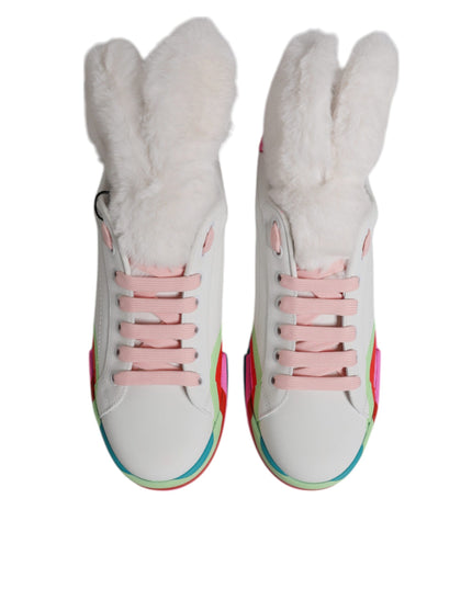 Dolce & Gabbana Multicolor Low Top Trainers Sneakers Shoes