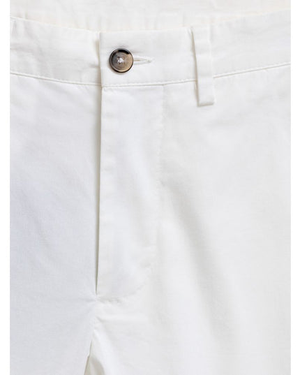 Dolce & Gabbana White Cotton Bermuda Shorts