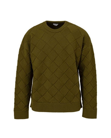 Bottega Veneta Green Wool Sweatshirt