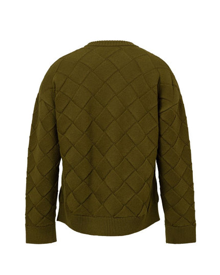 Bottega Veneta Green Wool Sweatshirt