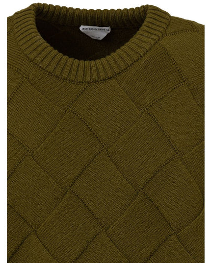 Bottega Veneta Green Wool Sweatshirt